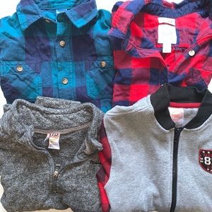Boys Shirt and Fleece Bundle